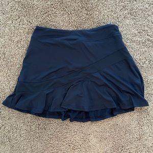 blue tennis skirt